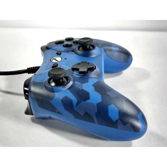 PowerA Xbox One Midnight Blue Camo 1503455-01 Wired Controller Tested - Picture 3 of 8